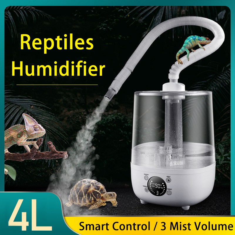 Terrarium Fogger Ultrasonic - 4L Reptiel Terraria Luchtbevochtiger Fogger Met