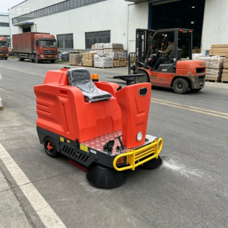 Ceramic Tile Floor - Industriële automatische schrobmachine op batterijen voor
