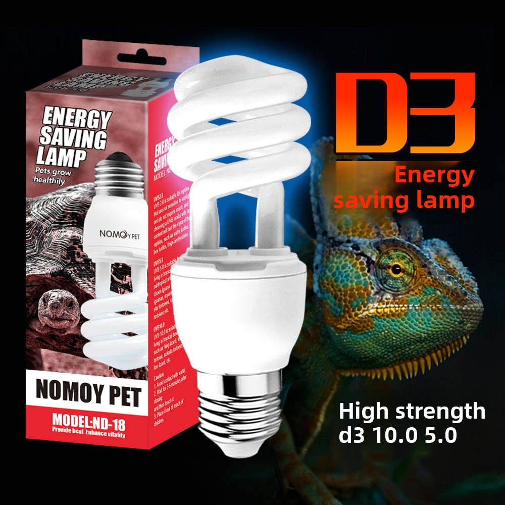 Vitamin D3 Reptile - NOMOY 13W UVB-reptiellamp met hoge intensiteit