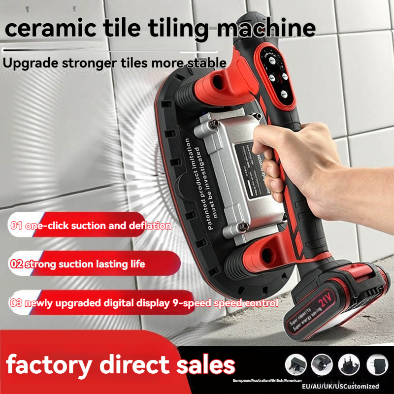 Ceramic Tile Floor - 21V Lithium Accu Tegel Nivelleringsmachine 9