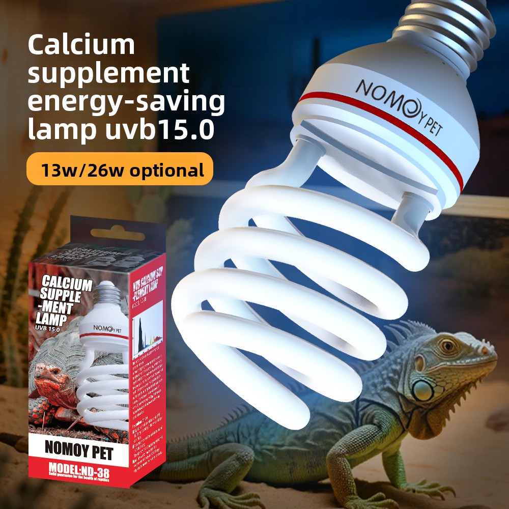 Vitamin D3 Reptile - NOMOY Reptiel UVB 15.0-lamp - Hoogwaardige