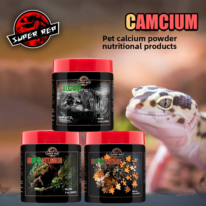Vitamin D3 Reptile - SuperRep Reptiel Calcium Pro-vitamine en probiotische
