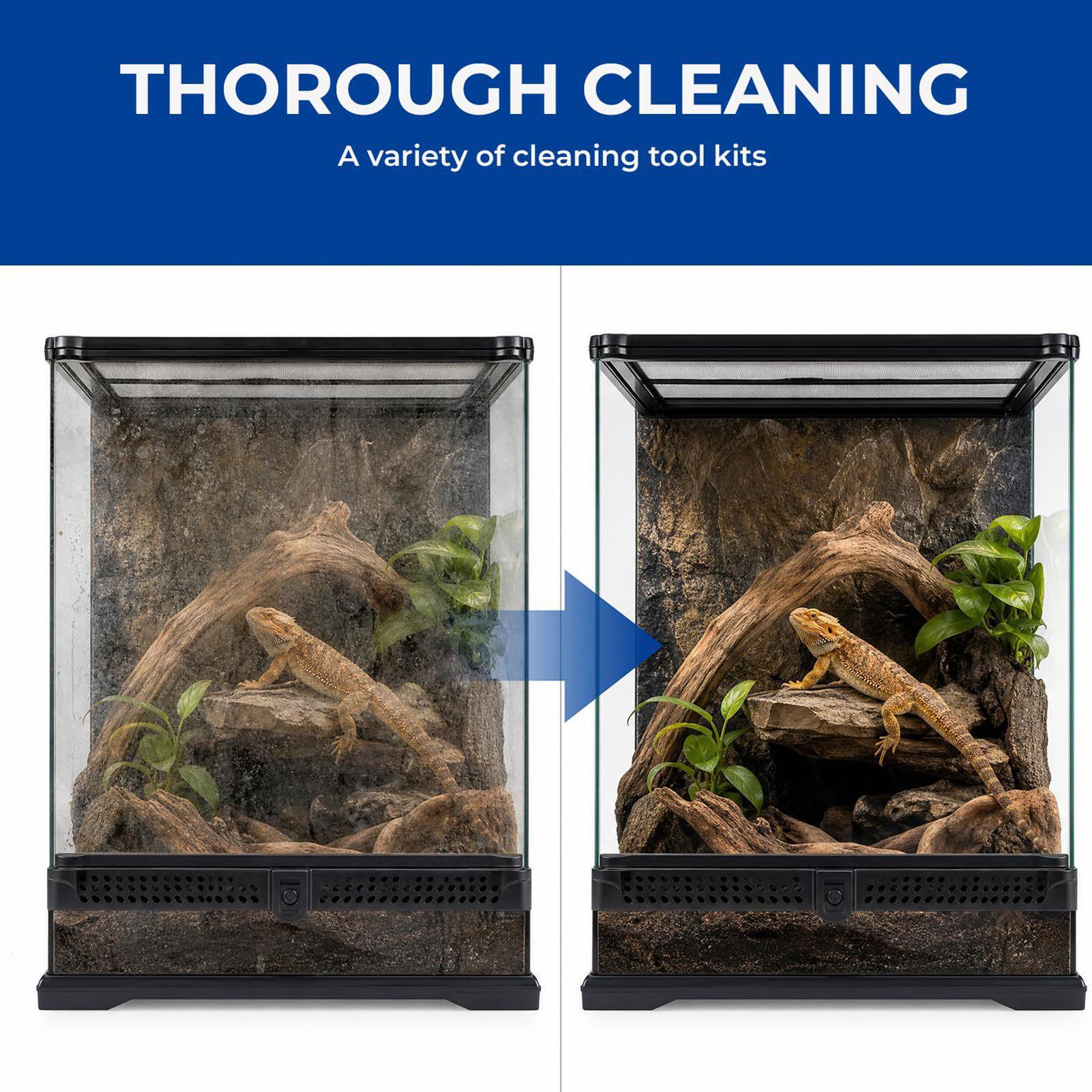 Baardagaam Tank Reinigingsset  - Feeding Tong Stainless recensie en prijs